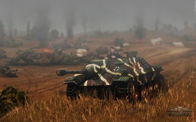 Hetzer - лучшая ПТ САУ четвертого уровня в World of Tanks