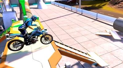 Выполнение трюков на мотоциклах в играх